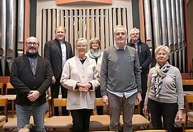 Arbeitsgruppe und Unterstützer der Gläserne Orgel Rendsburg 