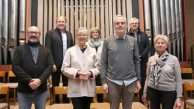 Arbeitsgruppe und Unterstützer der Gläserne Orgel Rendsburg 
