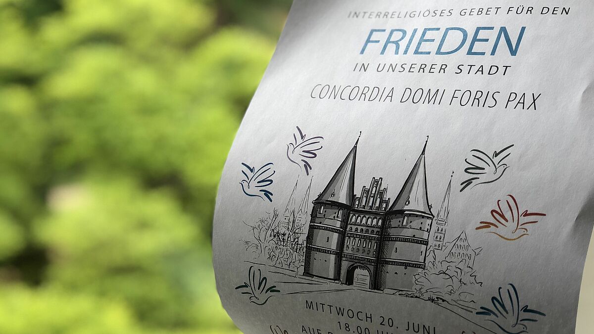 Friedensgebet in Lübeck: Am 20. Juni geht's los.