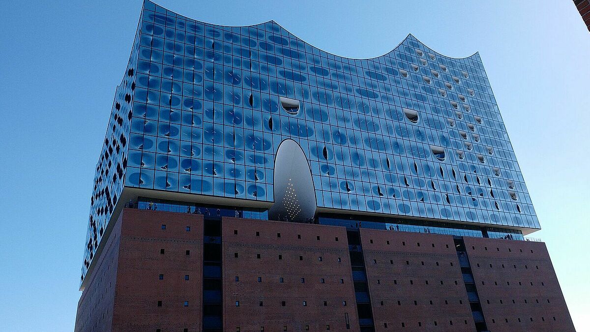 Die Elbphilharmonie in Hamburg