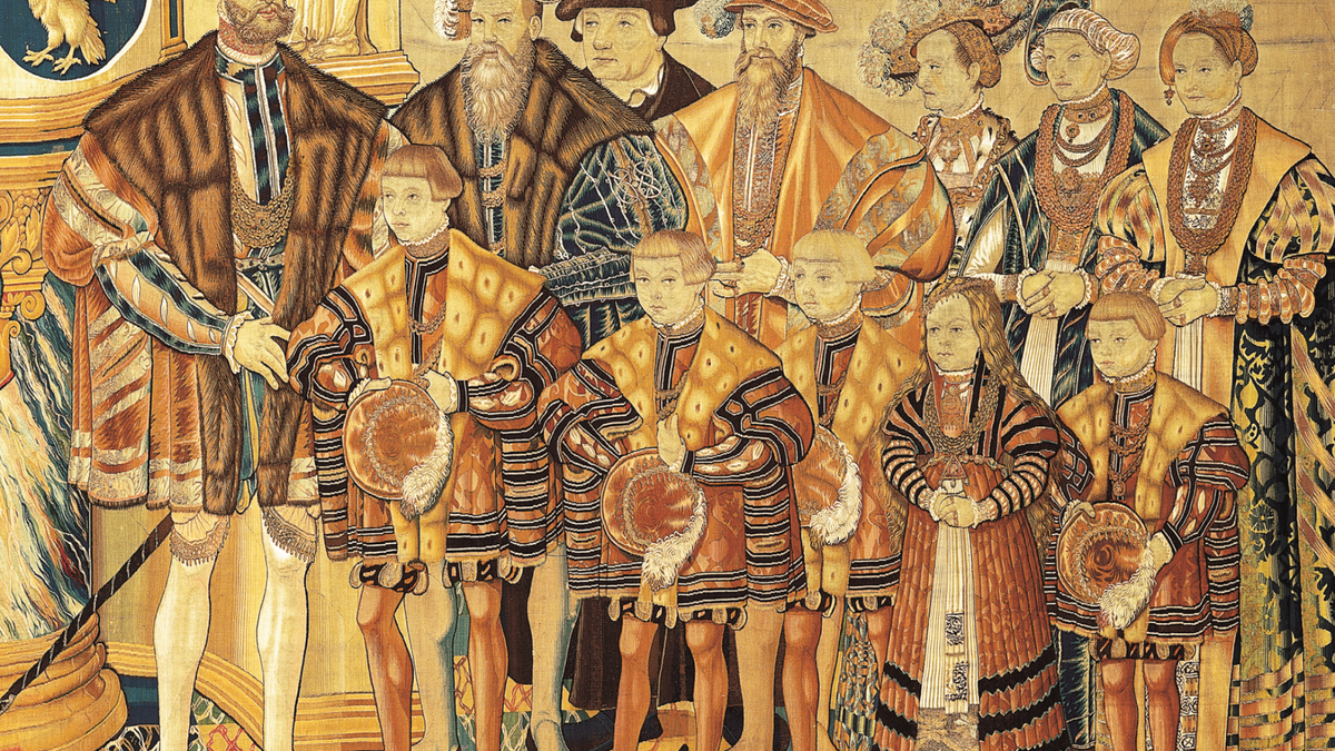 Peter Heymans, Croy-Teppich (Ausschnitt), 1554, Dauerleihgabe Ernst-Moritz-Arndt-Universität Greifswald, Pommersches Landesmuseum Greifswald