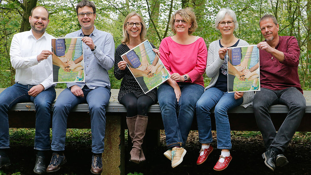 Das Team für die "Tage der Einen Welt" im Christian Jensen Kolleg in Breklum