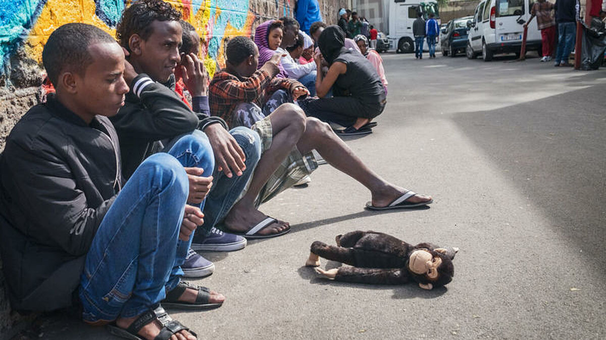 Eritreische Flüchtlinge (Symbolbild)