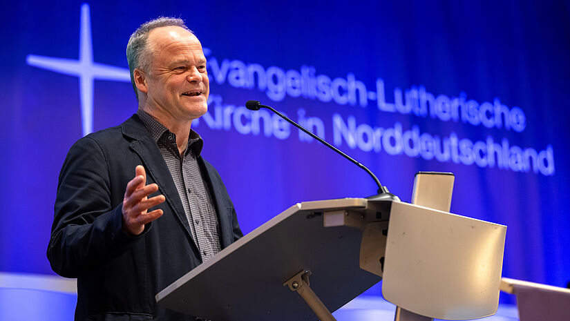 Bischof Tilman Jeremias stellt den Sprengel Mecklenburg und Pommern vor.