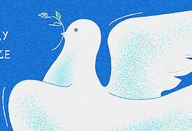 Illustration: Friedenstaube