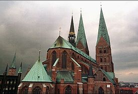 Die Lübecker Marienkirche.