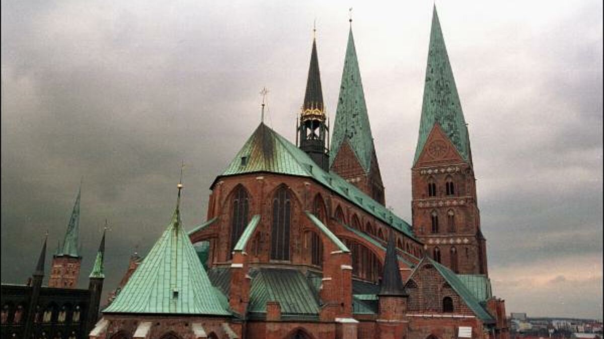Die Lübecker Marienkirche.