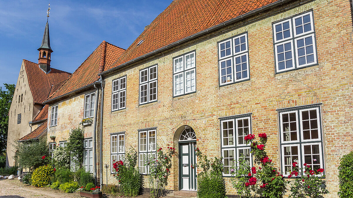 Historisches Kloster St. Johannis im Schleswiger Stadtteil Holm.