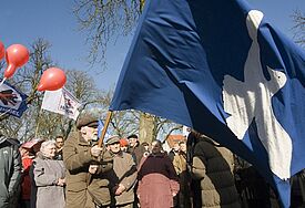 Ostermarsch in Brandenburg (Archivbild 2008, epd)