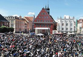 Motorradgottesdienst in Greifswald (Archiv)