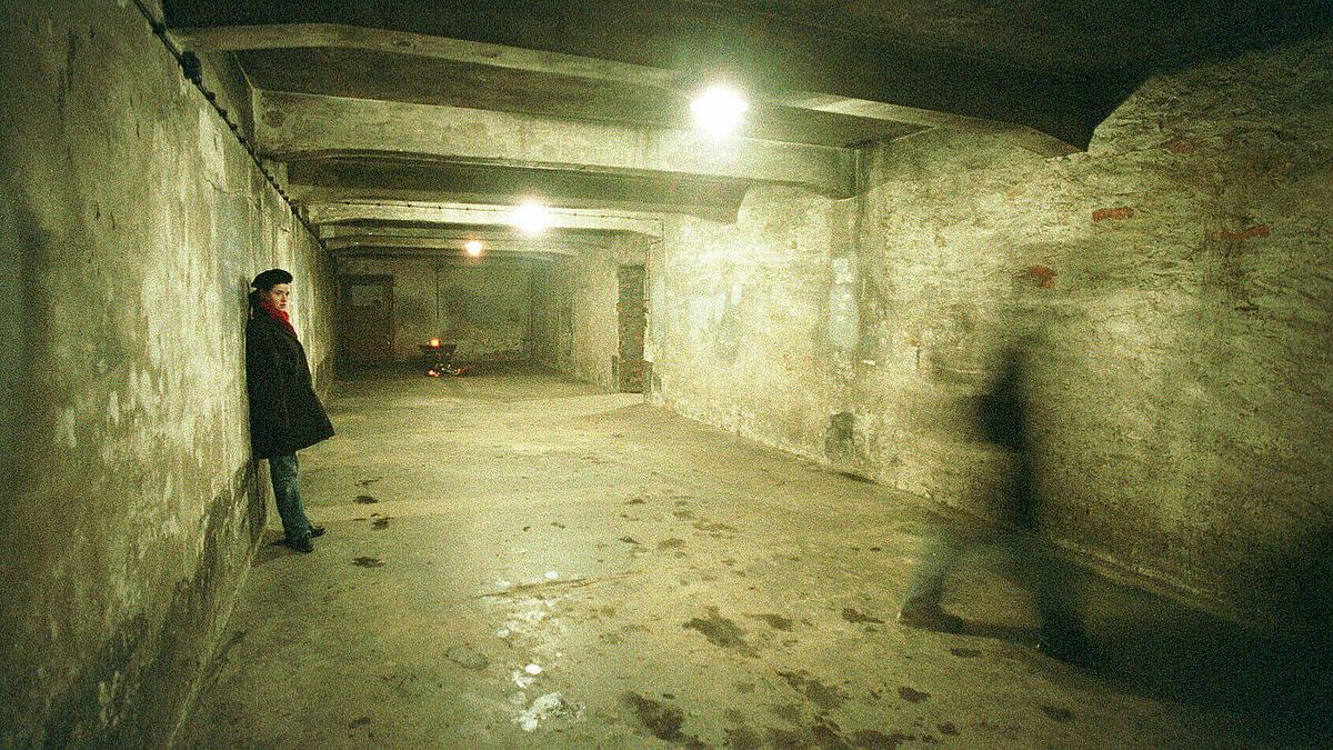 Gaskammer im ehemaligen deutschen Konzentrationslager in Auschwitz.
