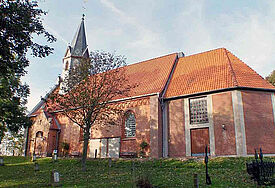 Kirche St. Vinzenz, Nordstrand-Odebüll. Foto: Kirchengemeinde Nordstrand-Odenbüll