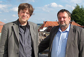 Gemeinsam leiten sie die „Evangelische Akademie der Nordkirche“: Jörg Herrmann (l.) und Klaus-Dieter Kaiser.
