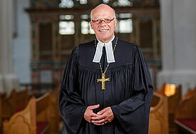 Gerhard Ulrich ist seit 2013 Landesbischof der an Pfingsten 2012 neu gegründeten Nordkirche