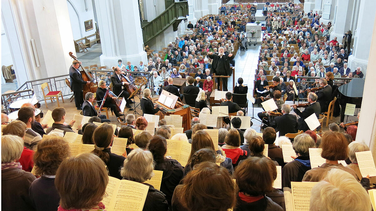 Die täglichen "Geistlichen Morgenmusiken" sind das Herzstück der Greifswalder Bachwoche (Archiv)