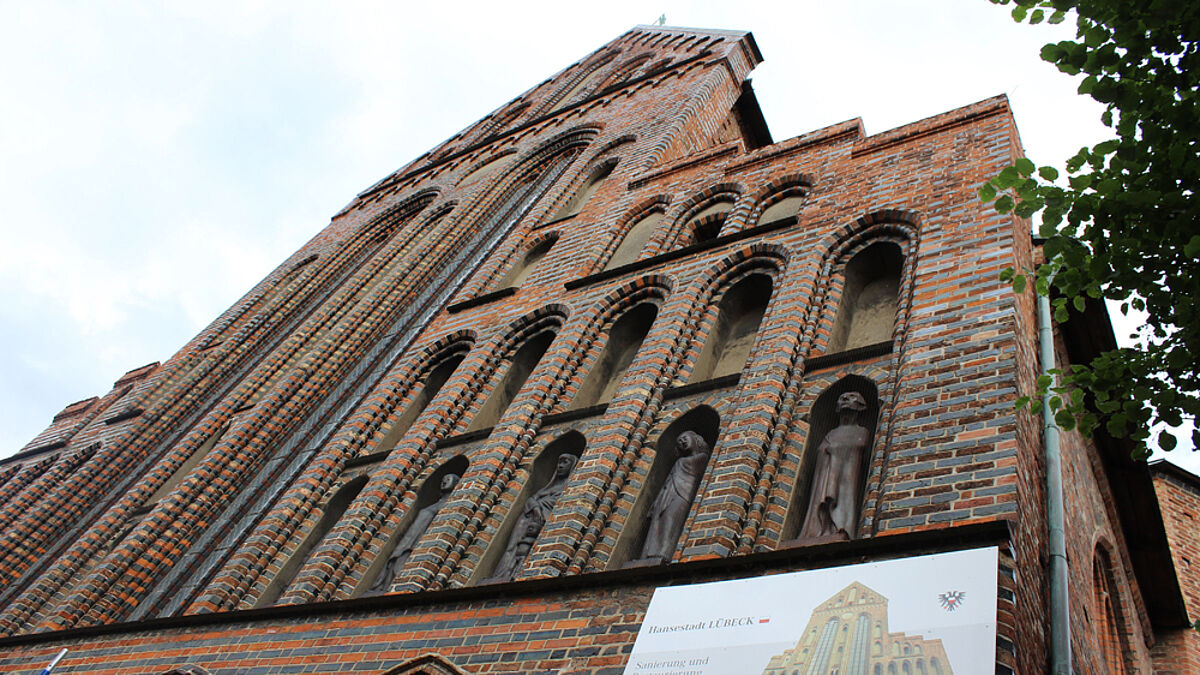 Blick auf die Lübecker St. Katharinenkirche