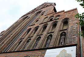 Blick auf die Lübecker St. Katharinenkirche