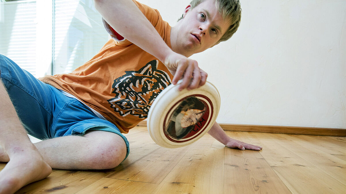 Frisbee gehöt zu Tims großen Hobbies
