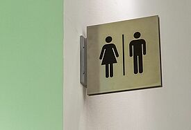 Toilettensymbol Mann / Frau