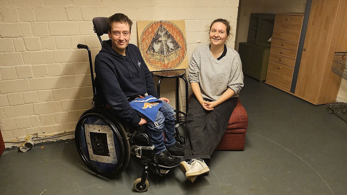 Lion Broschat und Christin Lührs leiten die Pfadfindergruppe "Feldfüchse"