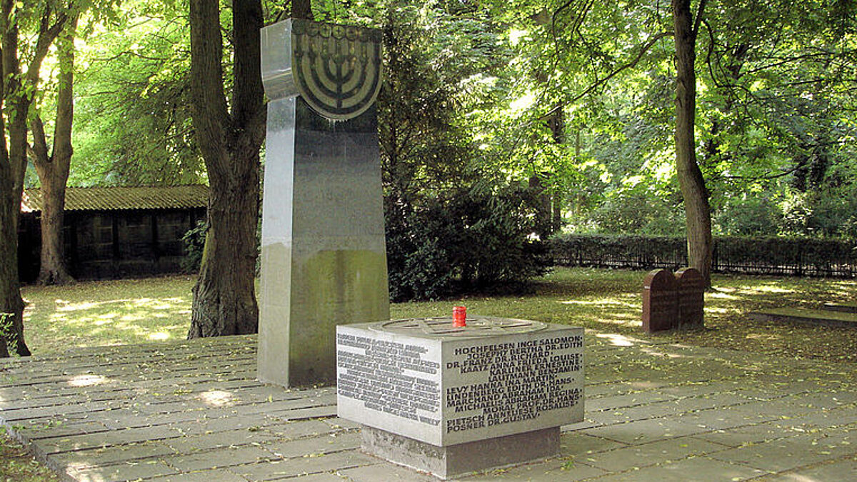 Denkmal für die jüdischen Opfer des Nationalsozialismus in Rostock.