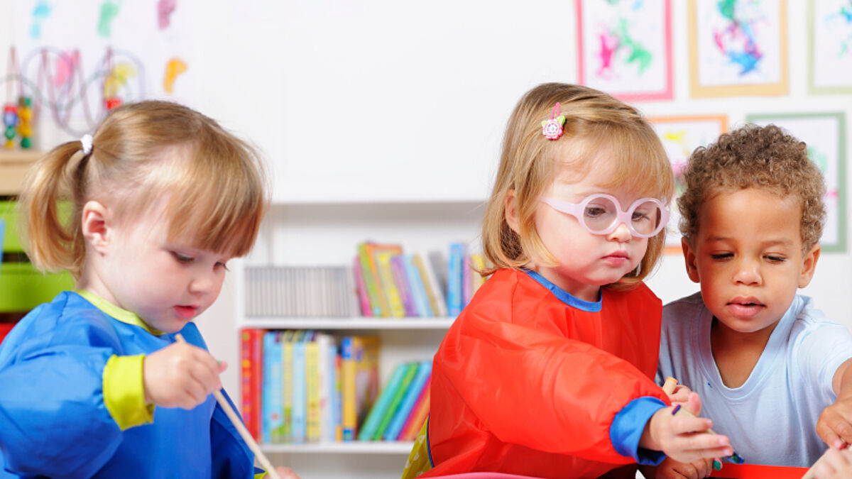 Kinder in der Kita (Symbolfoto)