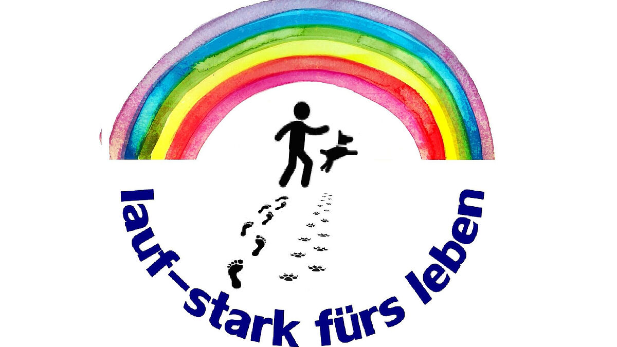 Logo: "Lauf-stark fürs Leben" 