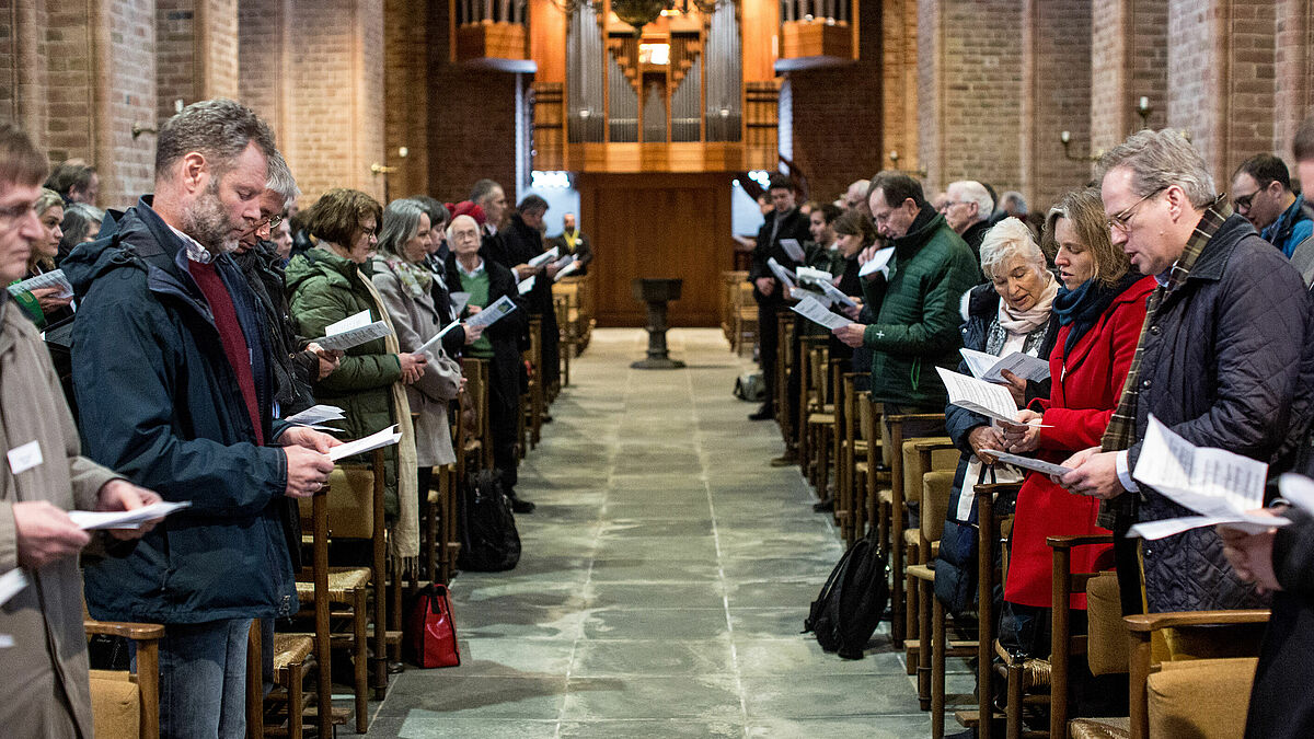 Die Andacht zum Auftakt des Theologischen Tages 2018 der Nordkirche im Ratzeburger Dom