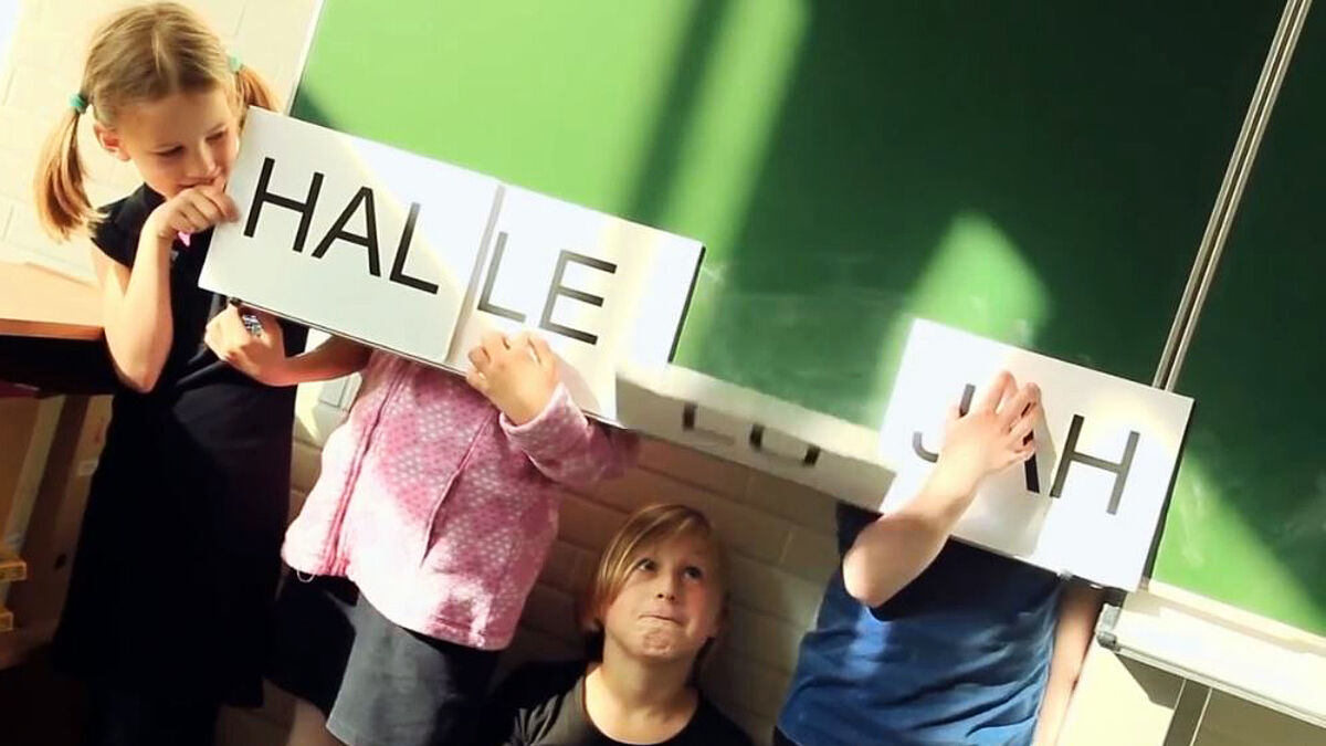Mit Kreativität und viel Spaß haben die Schüler das Video aufgenommen