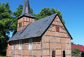 Die Fachwerkkirche von Gischow besteht seit 300 Jahren