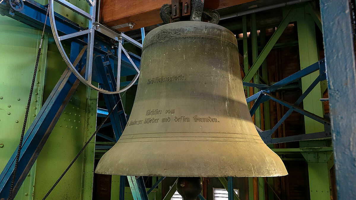 Glocke in der St. Michaeliskirche in Hamburg 