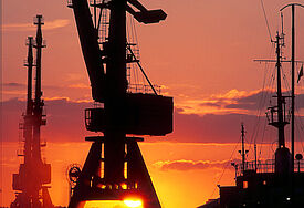 Der Hafen in Wismar (c) epd-bild