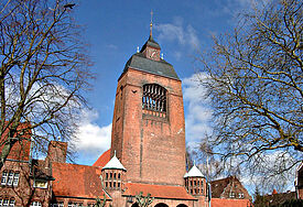 Die Petrus-Kirche im Kieler Stadtteil Wik.