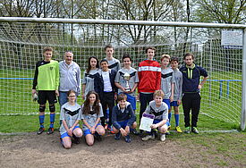 Das Siegerteam des Nordkirchen-KonfiCups 2014: Die Konfirmanden aus der Kirchengemeinde Hamburg-Ottensen.
