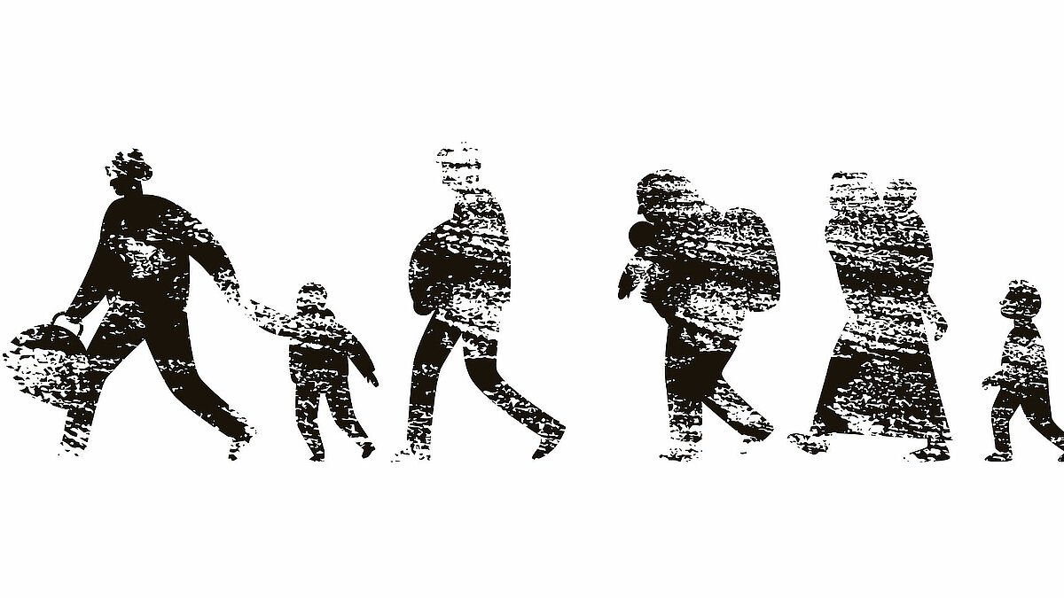 Weltweit sind 122 Millionen Menschen auf der Flucht. Die allermeisten sind Vertriebene im eigenen Land oder in benachbarte Länder, die zu den ärmsten der Welt gehören. Einige wenige nehmen große Mühen und Gefahren auf sich, um Europa zu errreichen.