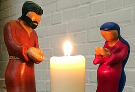 Zu Weihnachten das Licht Gottes. (Foto: Sebastian Kühl)
