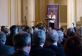 Bischöfin Kirsten Fehrs beim Nordkirchenkongress in Schwerin.