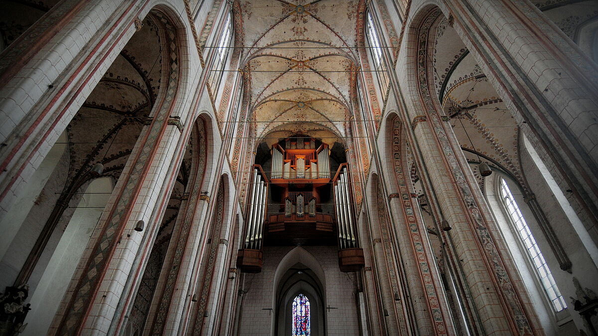 Innenraum von St. Marien in Lübeck