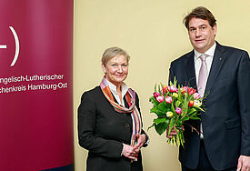 Bischöfin Kirsten Fehrs und Propst Tobias Woydack