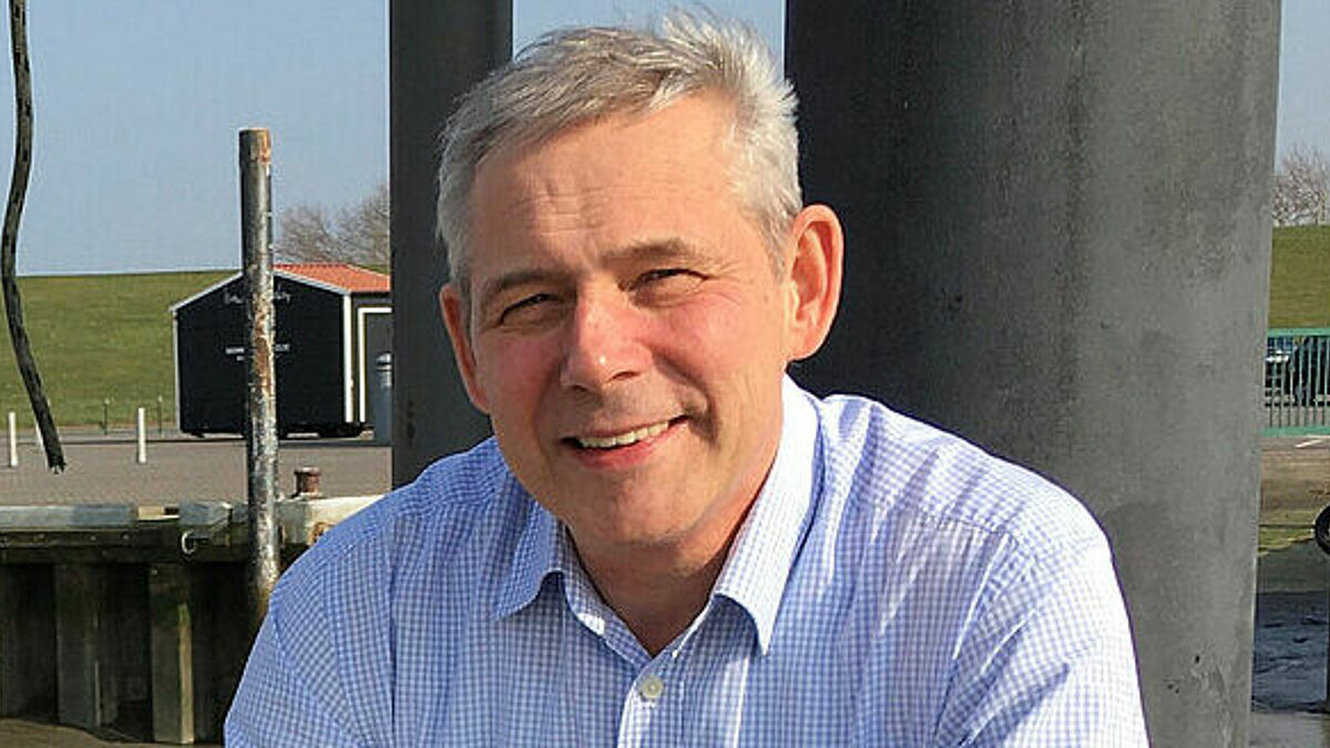 Diakon Dirk Obermann von der Seemannsmission in Hamburg.