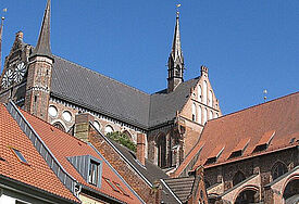 Georgenkirche in Wismar, Mecklenburg-Vorpommern.