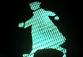 Martin Luther - hier als grünes Ampelmännchen