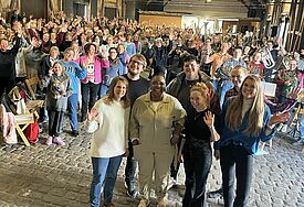 Chorprobe mit Isaak in Lübeck