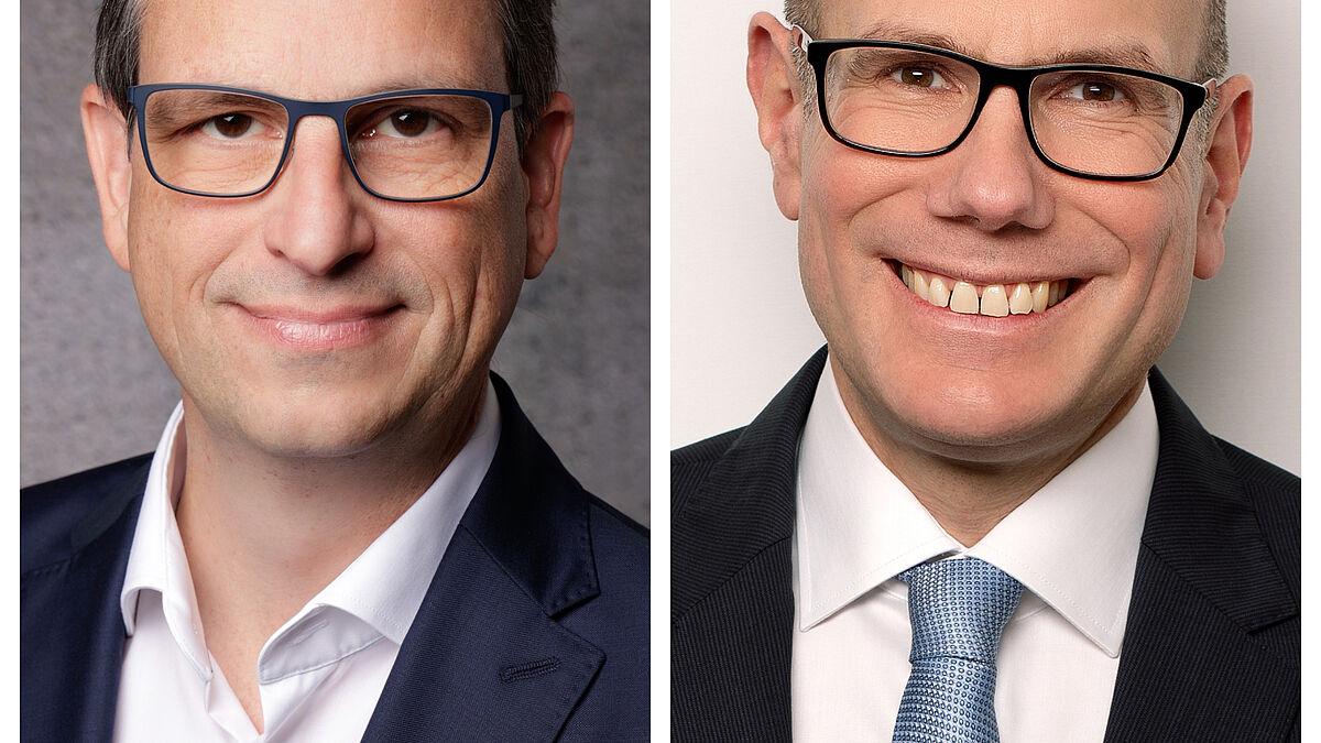 Die Kandidaten für die Propstwahl im Kirchenkreis Hamburg-Ost: Pastor Georg Knauer (links) und Pastor Holger Beermann. 