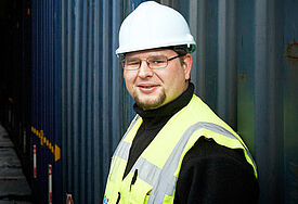 Jörn Hille ist der neue Seemannsdiakon im Internationalen Seemannsclub "Duckdalben" in Hamburg.