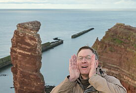 Gerald Drebes auf Helgoland 