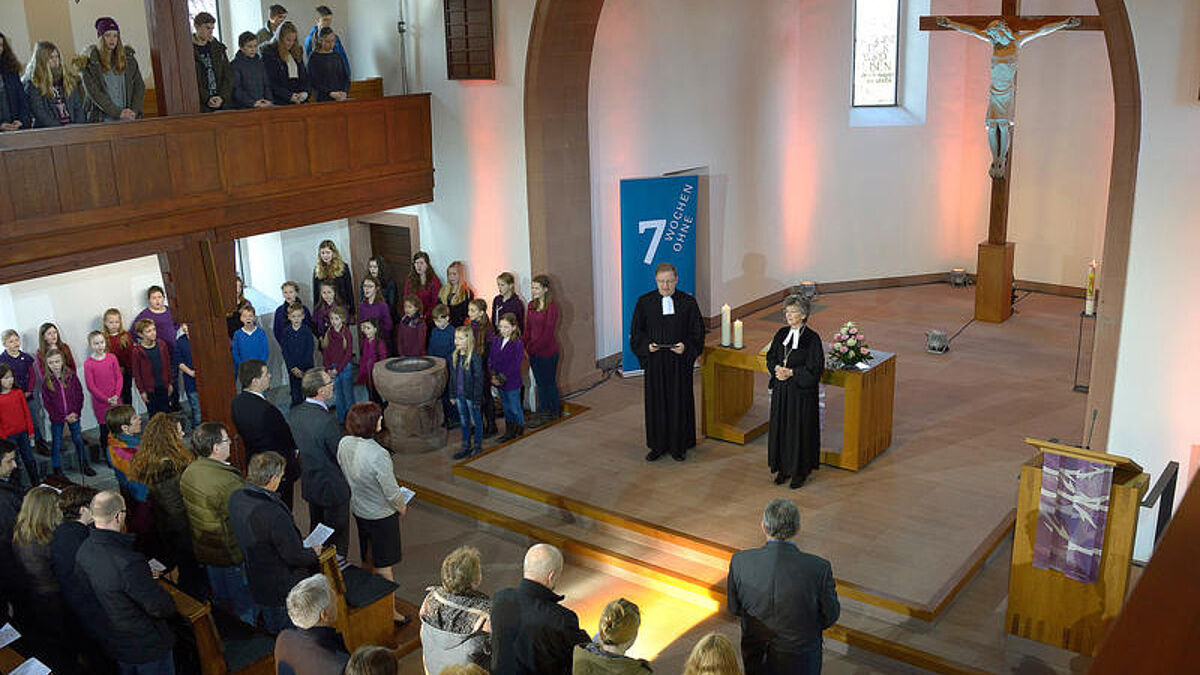 Die evangelische Kirche hat am Sonntag, 14.2.2016,  mit einem zentralen Eröffnungsgottesdienst in Wertheim-Nassig ihre diesjährige Fastenaktion eröffnet