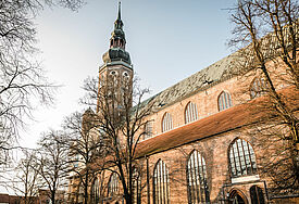 Der Dom St. Nikolai in Greifswald wird ein Thema auf der Tagung der Dombaumeister sein