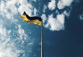 Flagge der Ukraine 
