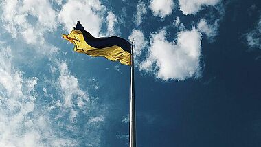 Flagge der Ukraine 